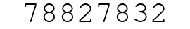Number 78827832.