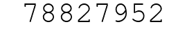 Number 78827952.