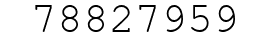 Number 78827959.