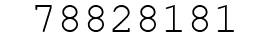 Number 78828181.