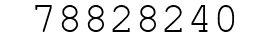 Number 78828240.