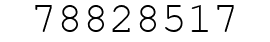 Number 78828517.