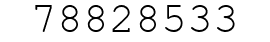 Number 78828533.