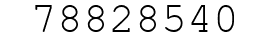 Number 78828540.
