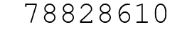 Number 78828610.