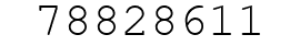 Number 78828611.