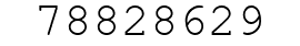 Number 78828629.