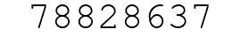 Number 78828637.