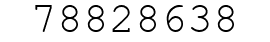 Number 78828638.