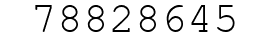 Number 78828645.