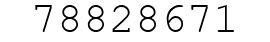 Number 78828671.