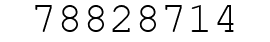 Number 78828714.
