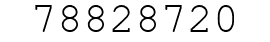 Number 78828720.