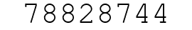 Number 78828744.