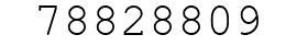 Number 78828809.