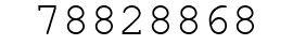 Number 78828868.