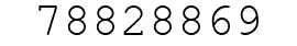 Number 78828869.