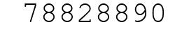 Number 78828890.