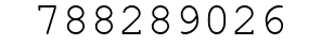 Number 788289026.