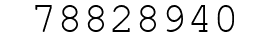 Number 78828940.