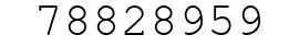 Number 78828959.