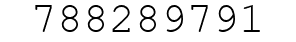 Number 788289791.