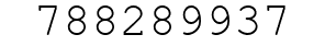 Number 788289937.