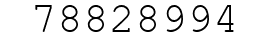 Number 78828994.