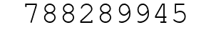 Number 788289945.