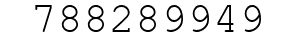 Number 788289949.