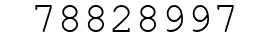 Number 78828997.