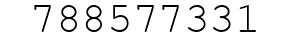 Number 788577331.