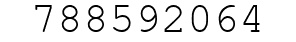 Number 788592064.