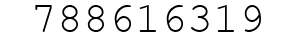 Number 788616319.