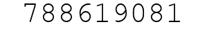 Number 788619081.