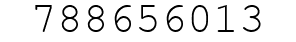 Number 788656013.