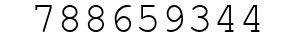 Number 788659344.