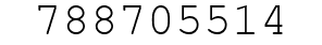 Number 788705514.