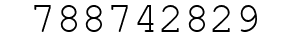 Number 788742829.