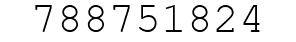 Number 788751824.