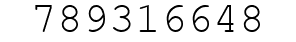 Number 789316648.