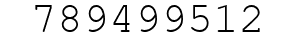 Number 789499512.
