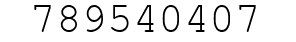 Number 789540407.