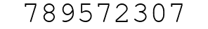 Number 789572307.