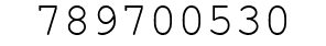 Number 789700530.
