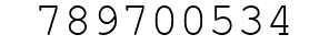 Number 789700534.