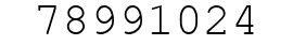 Number 78991024.