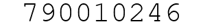 Number 790010246.