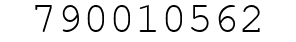 Number 790010562.