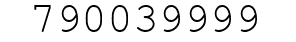 Number 790039999.